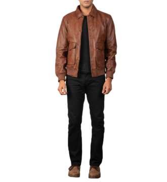 Brown Burnished Jacket