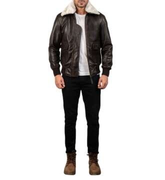 Dark Brown Flight Jacket