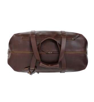 Voyager Vintage Brown Weekender Duffle