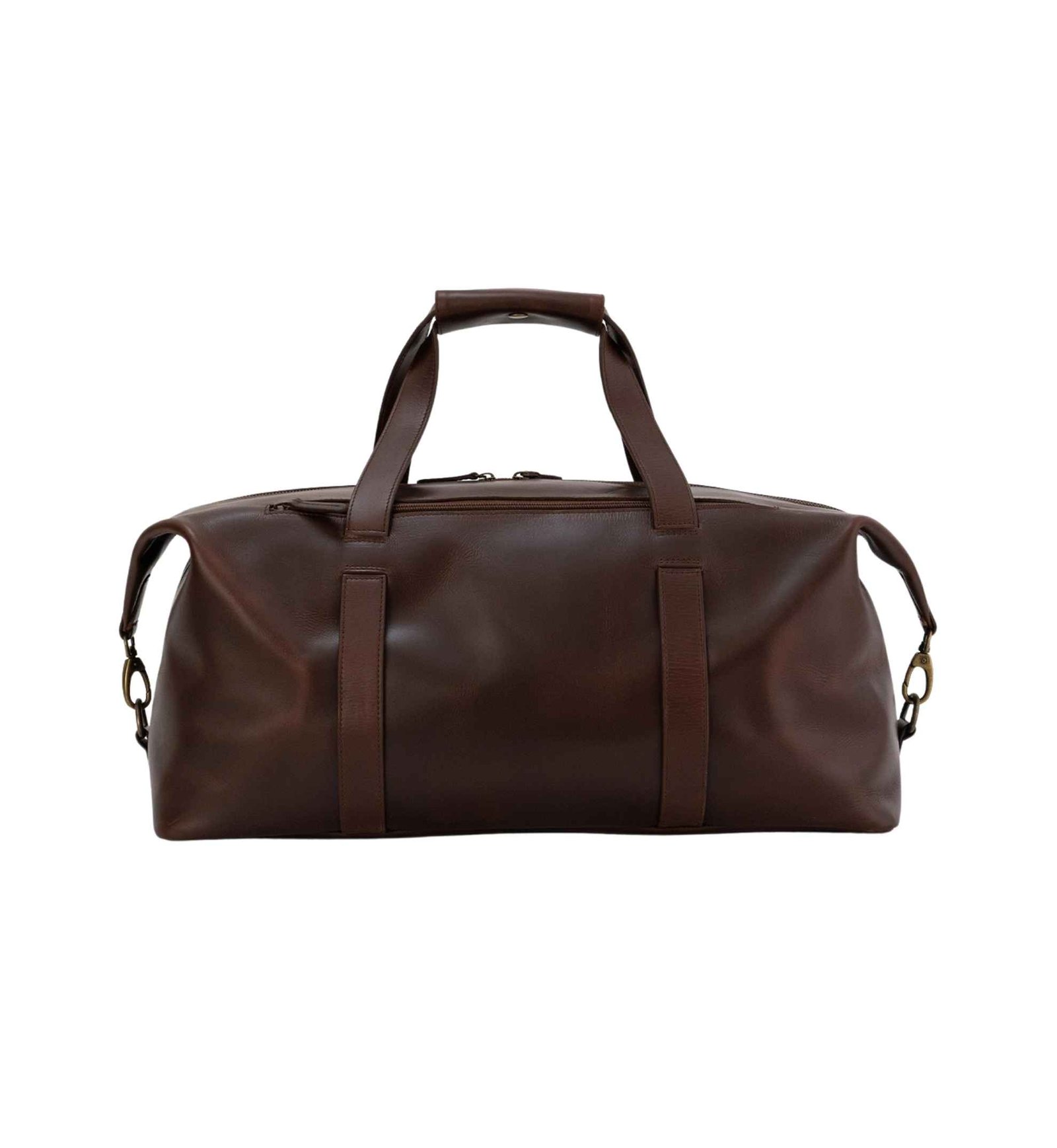 Voyager Vintage Brown Weekender Duffle - Image 3