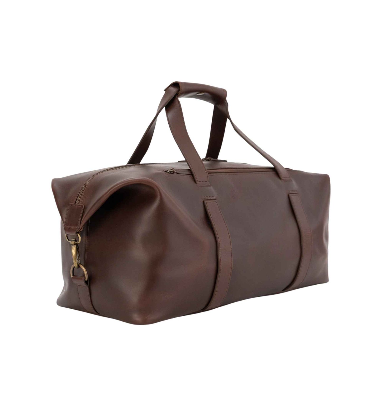 Voyager Vintage Brown Weekender Duffle - Image 5