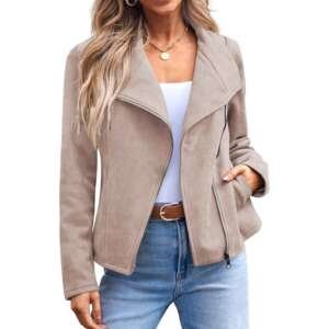 Willow Faux Suede Cropped Coat