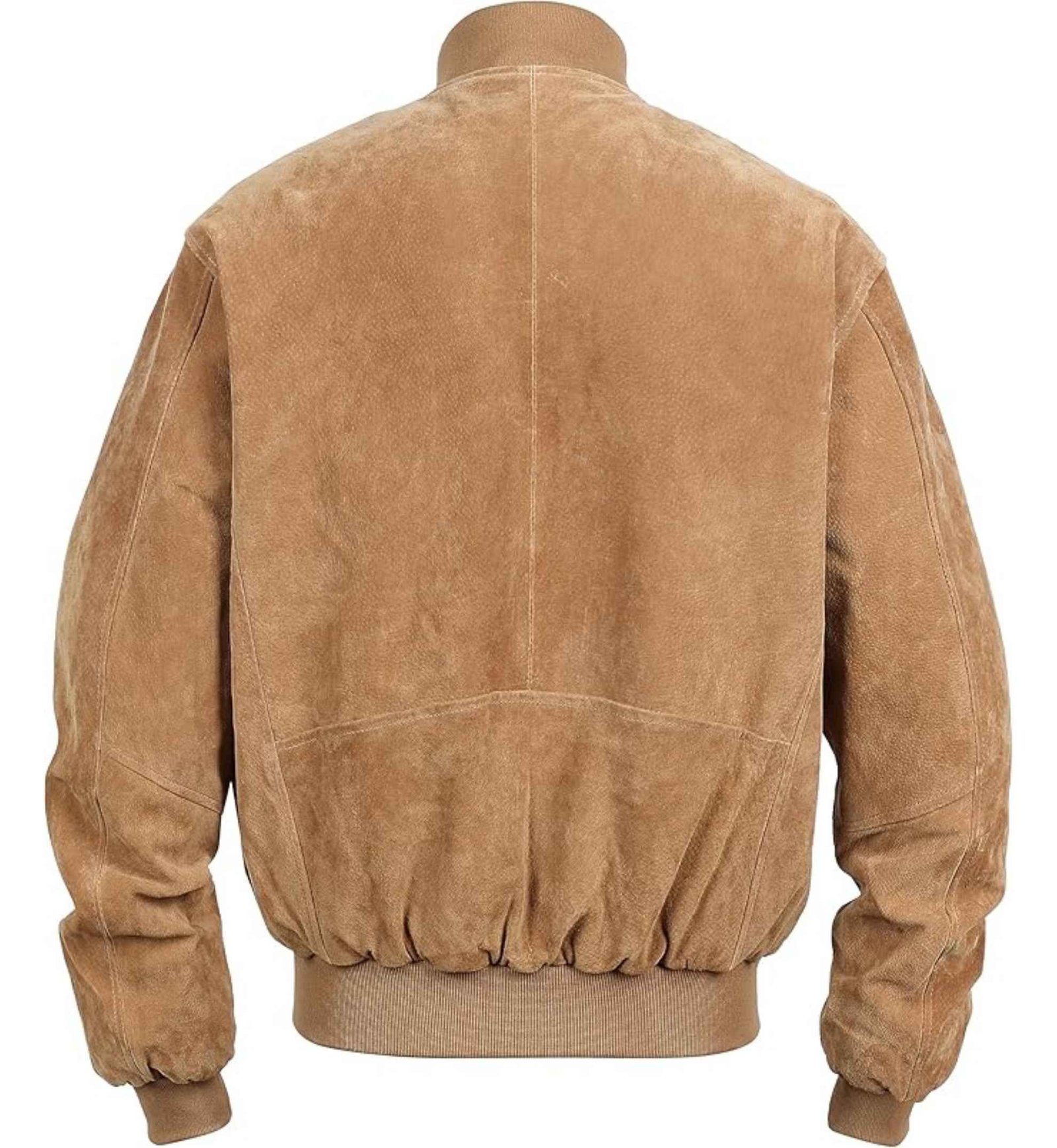 Varsity Gold Suede Jacket - Image 2