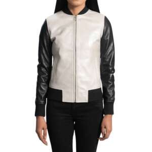 Argent Silver Bomber Jacket