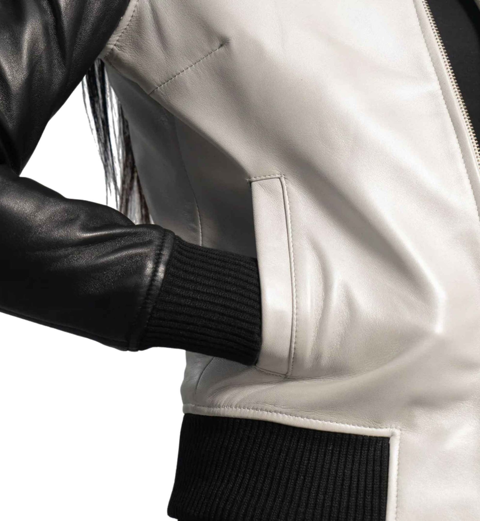 Argent Silver Bomber Jacket - Image 4