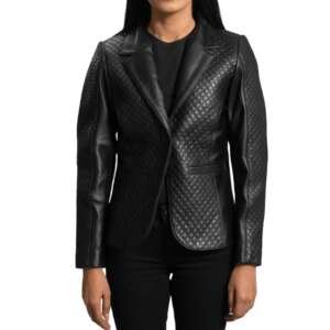 Quilted Onyx Blazer