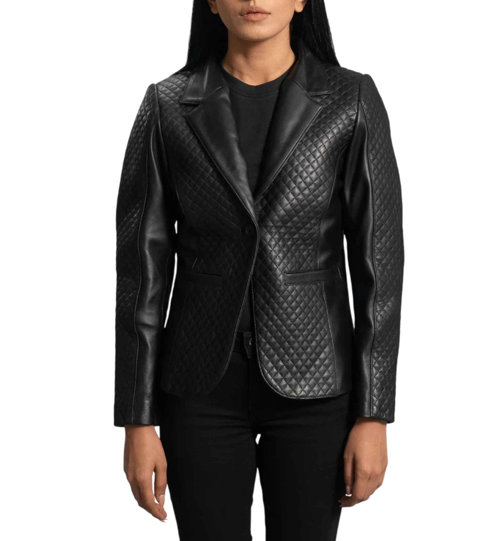 Quilted Onyx Blazer