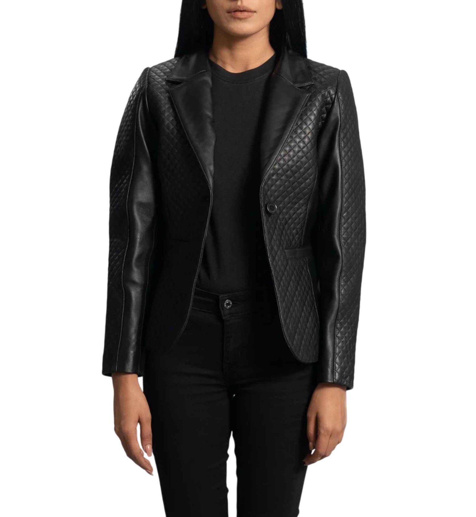 Quilted Onyx Blazer - Image 2