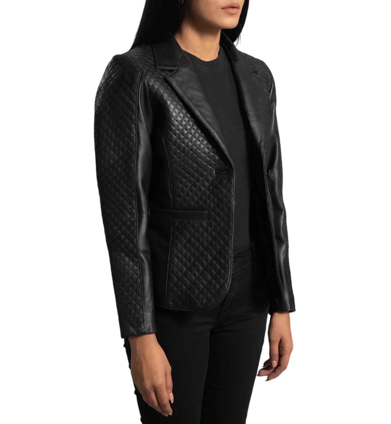 Quilted Onyx Blazer - Image 3