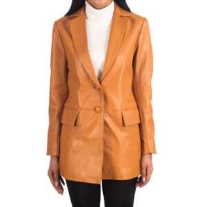Sienna Leather Blazer