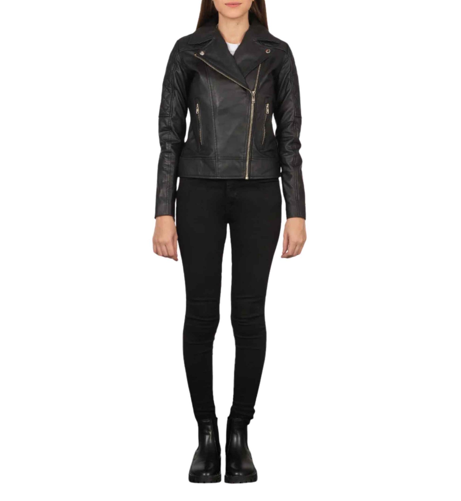Sierra Quilted Black Moto - Image 6