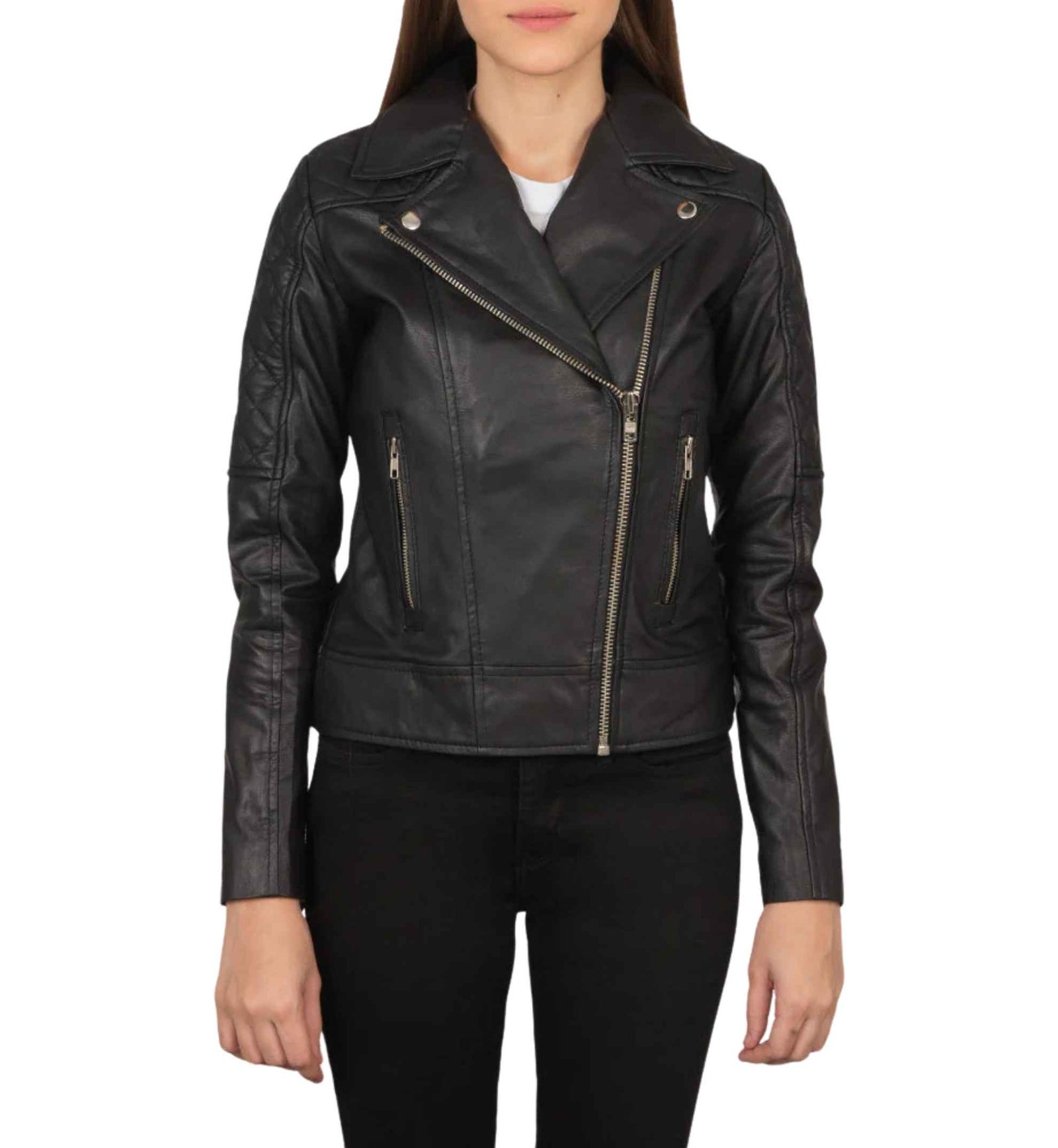 Sierra Quilted Black Moto - Image 5