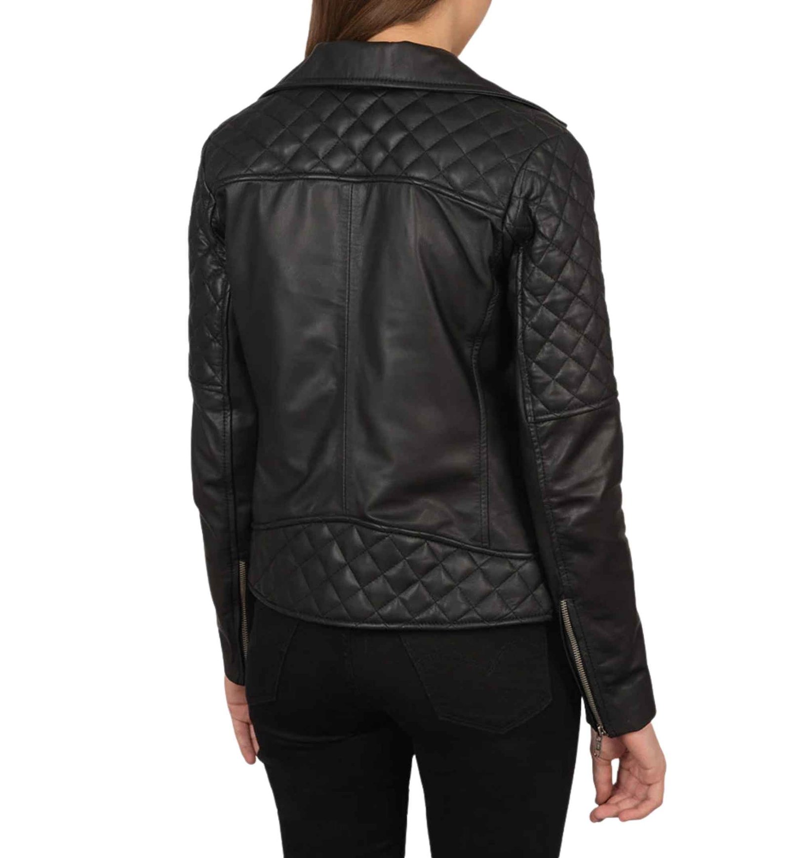 Sierra Quilted Black Moto - Image 4