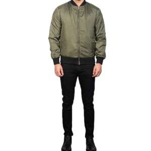 Cardinal Green Bomber Jacket