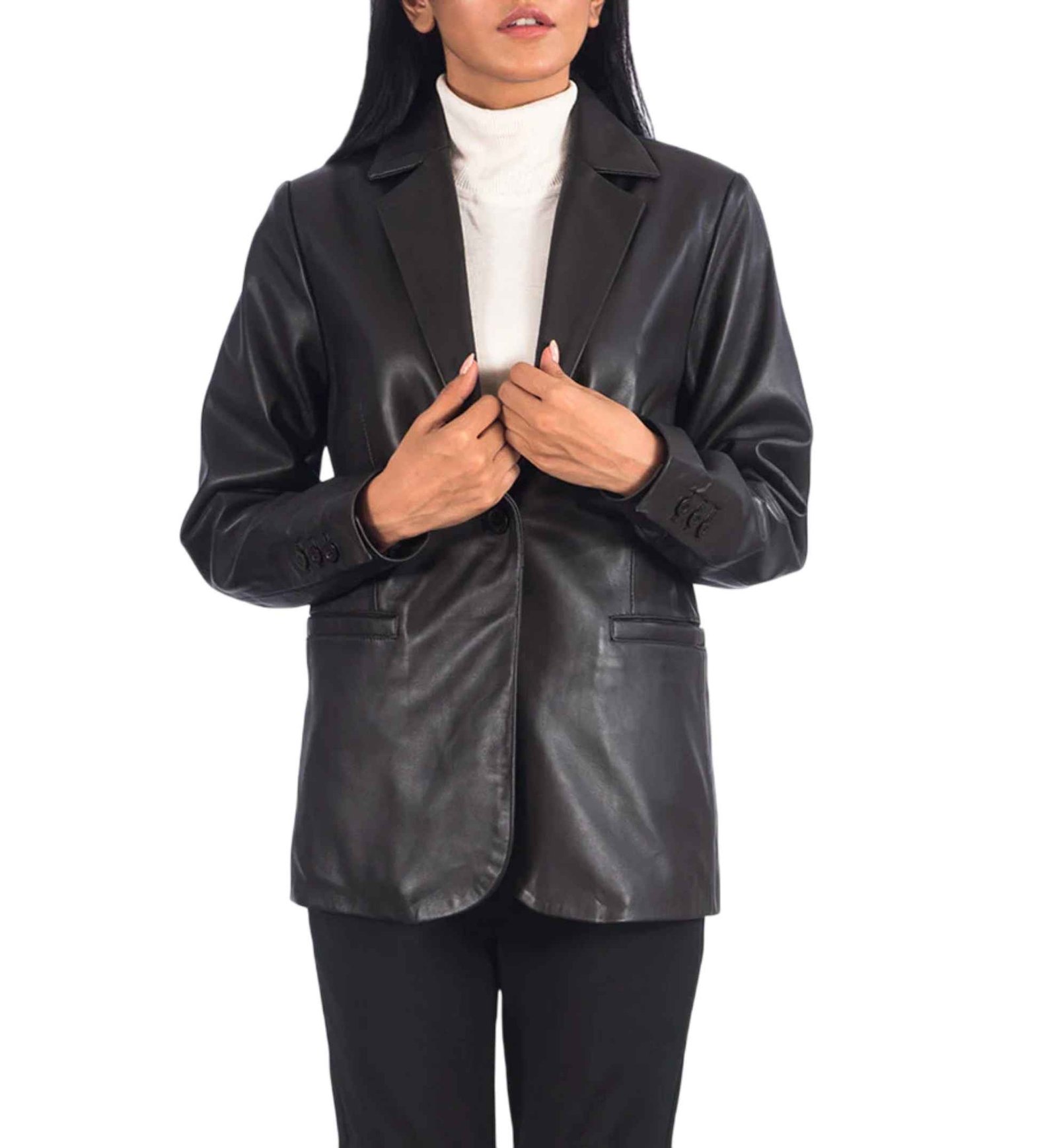 Ox Button Cuff Blazer - Image 2