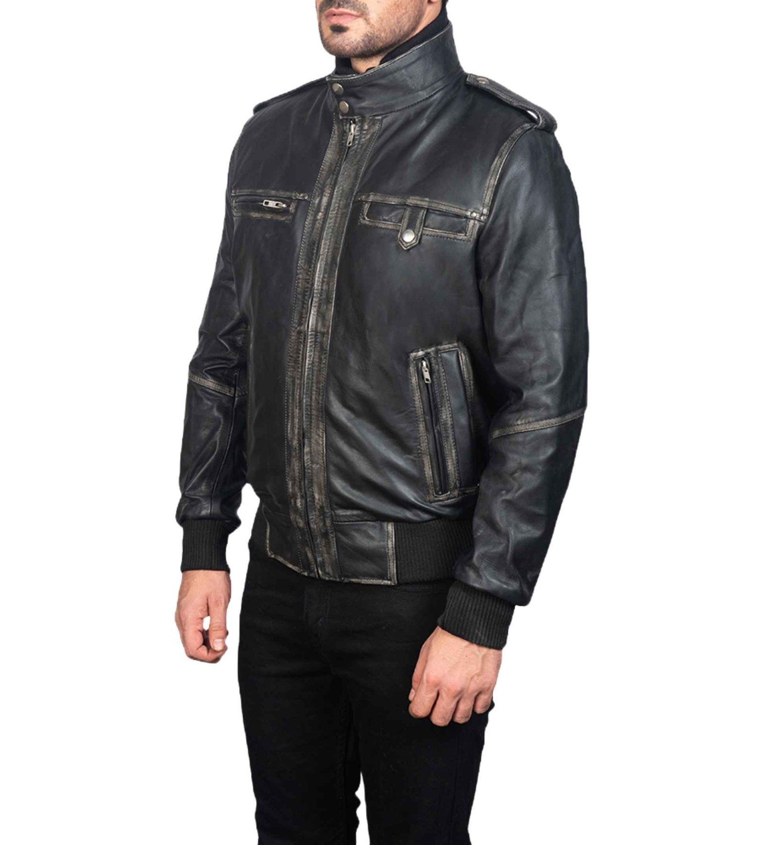 Glenwood Black Flight Jacket - Image 2