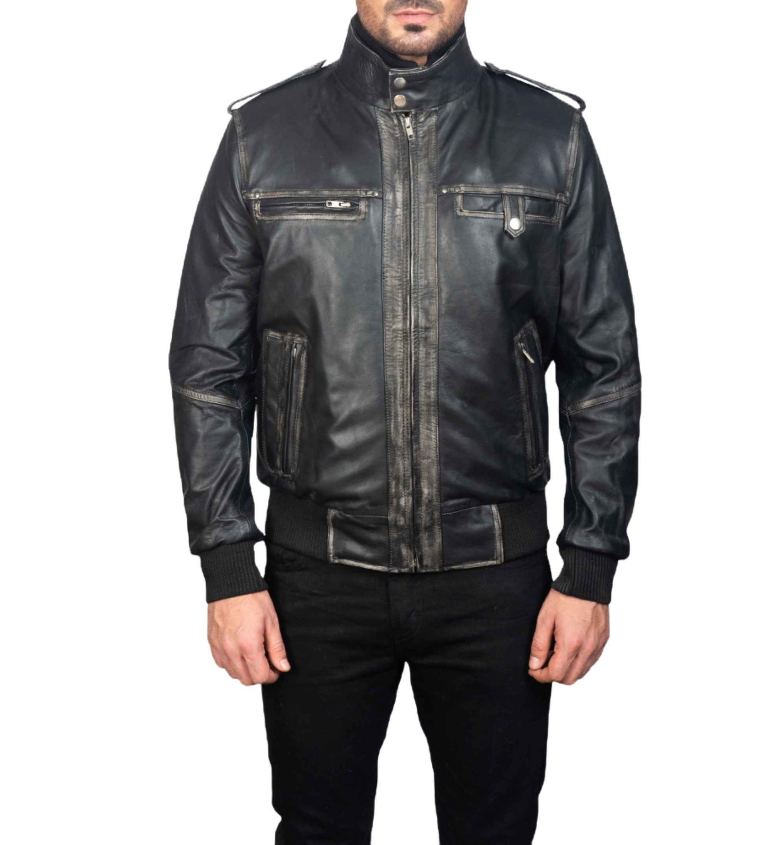Glenwood Black Flight Jacket - Image 5