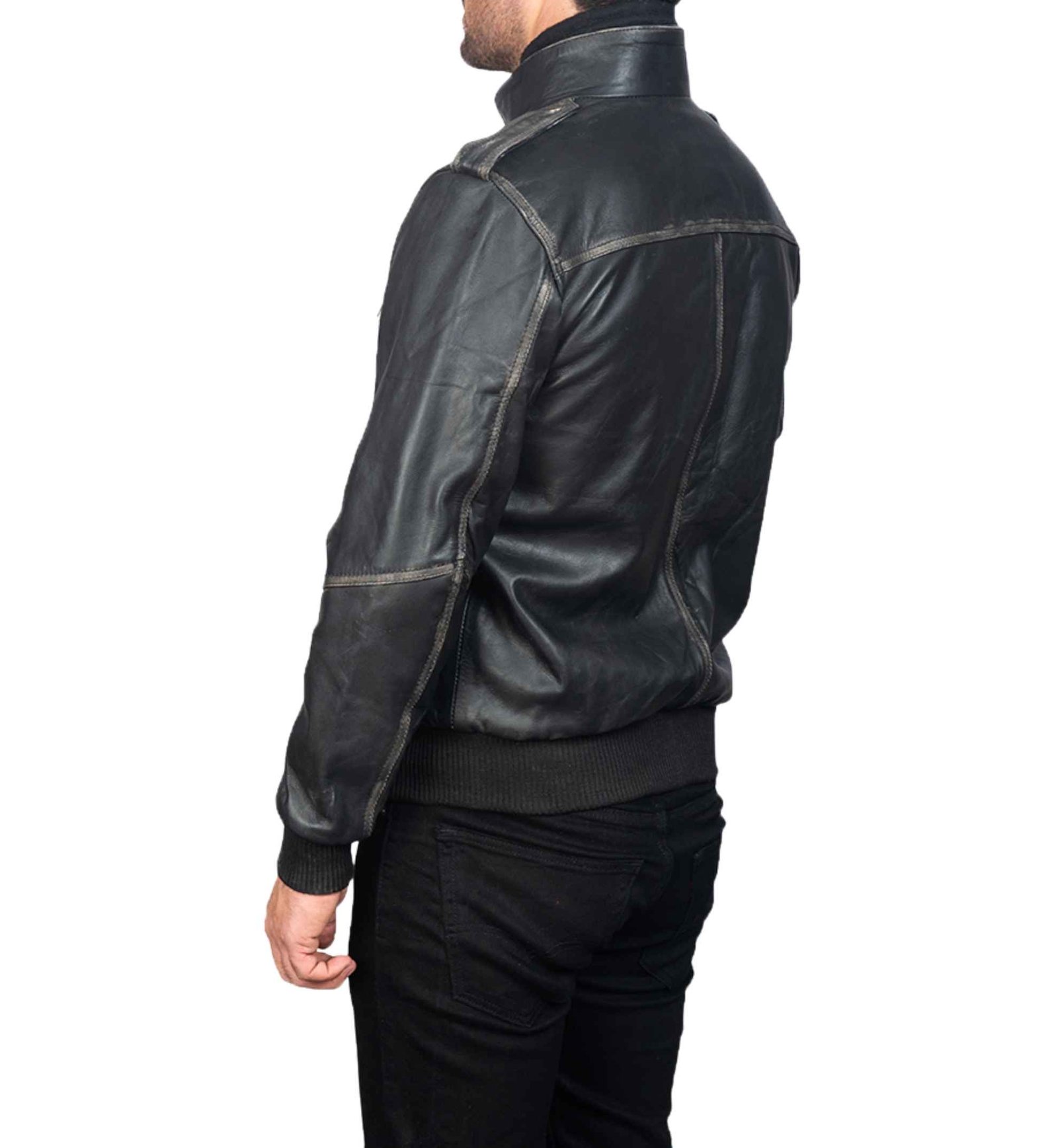 Glenwood Black Flight Jacket - Image 4