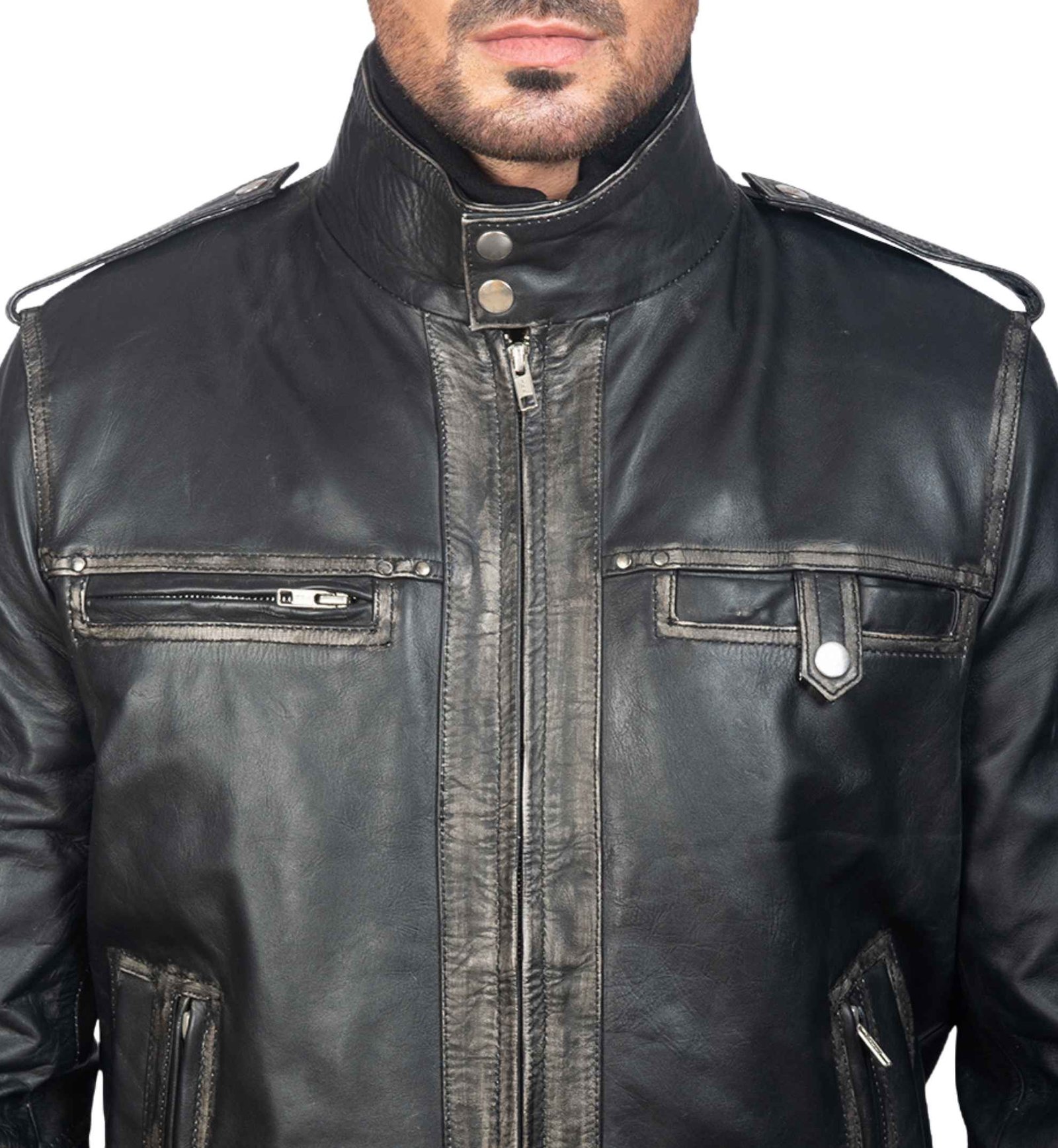Glenwood Black Flight Jacket - Image 3