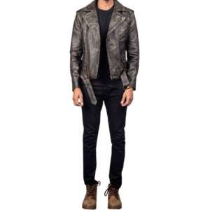 Vintage Steel Biker Jacket