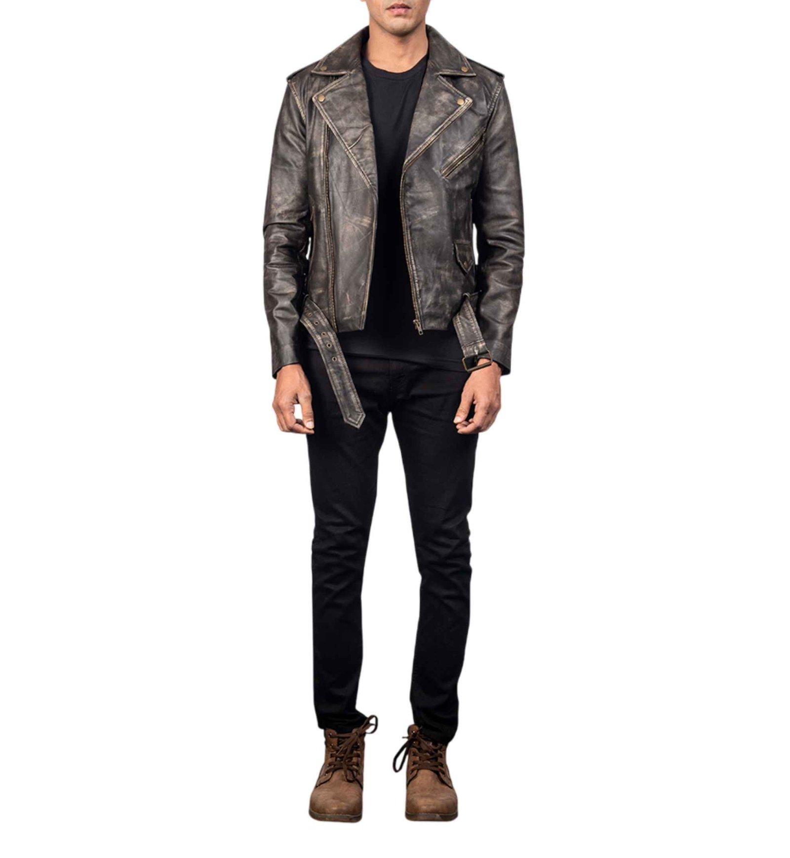 Vintage Steel Biker Jacket