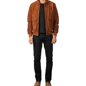Aviator Brown Suede A2 Bomber