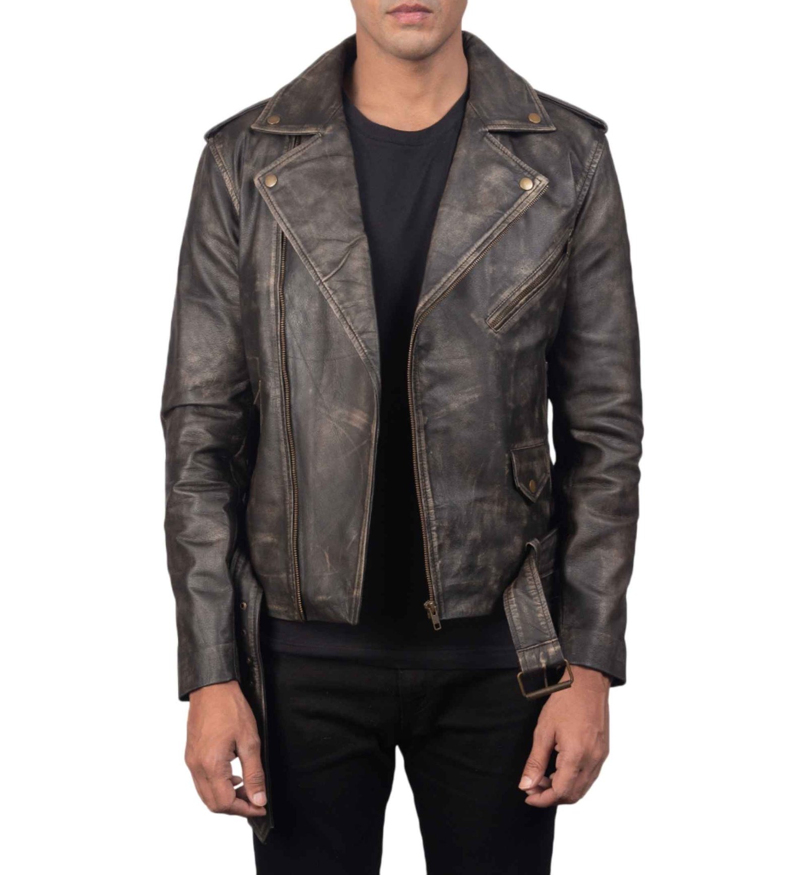 Vintage Steel Biker Jacket - Image 6