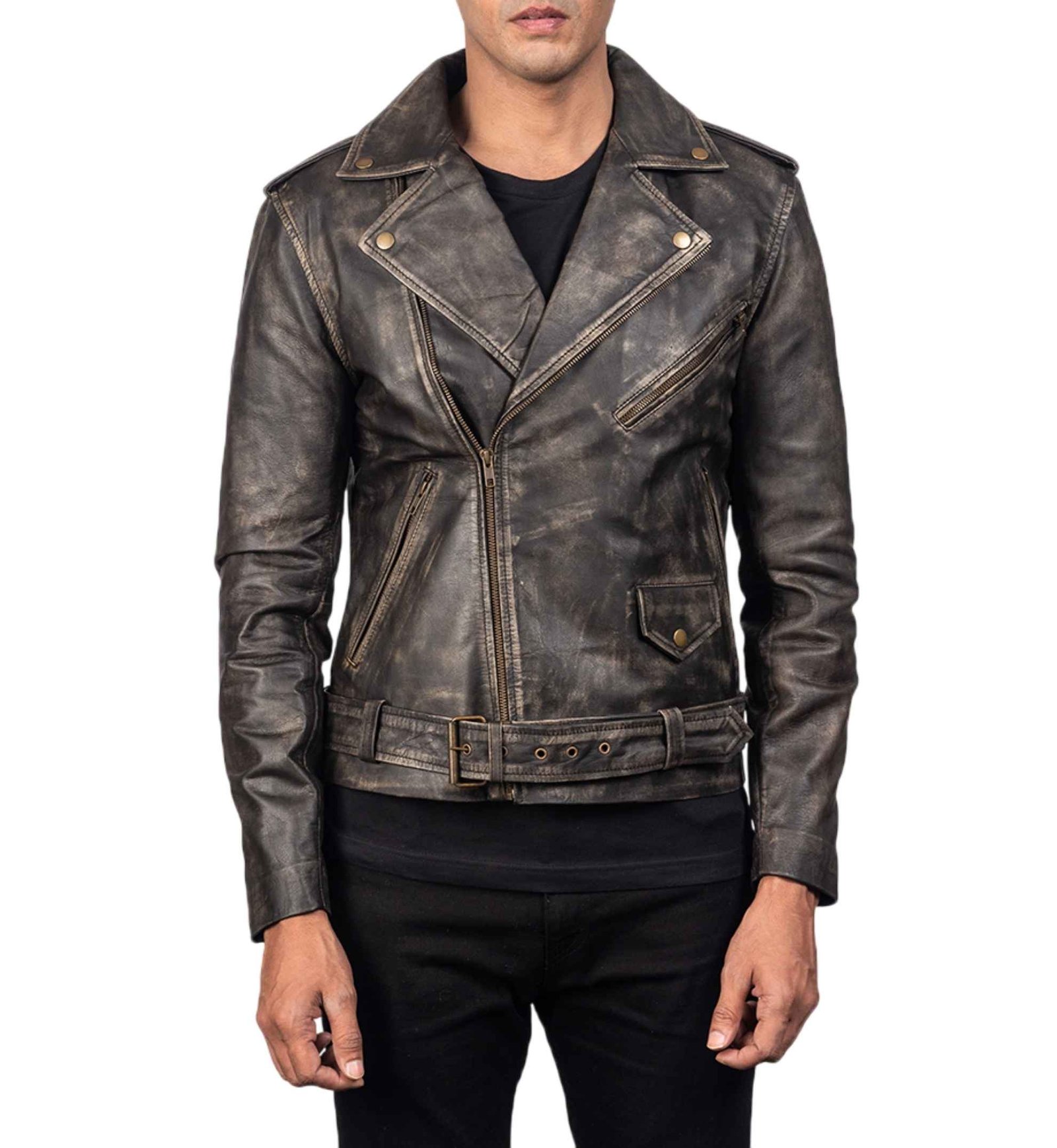Vintage Steel Biker Jacket - Image 5