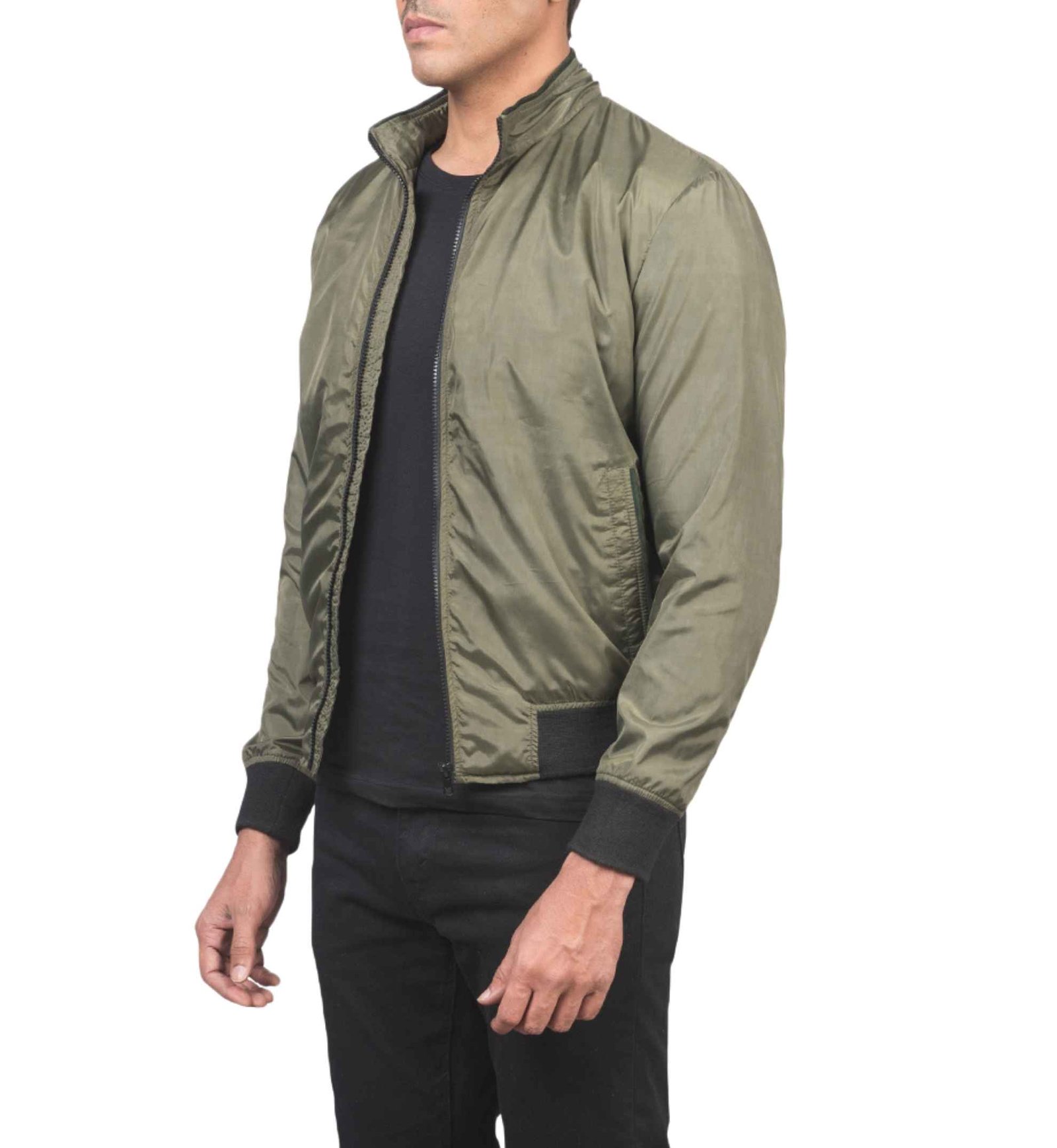 Cascade Green Bomber Jacket - Image 2
