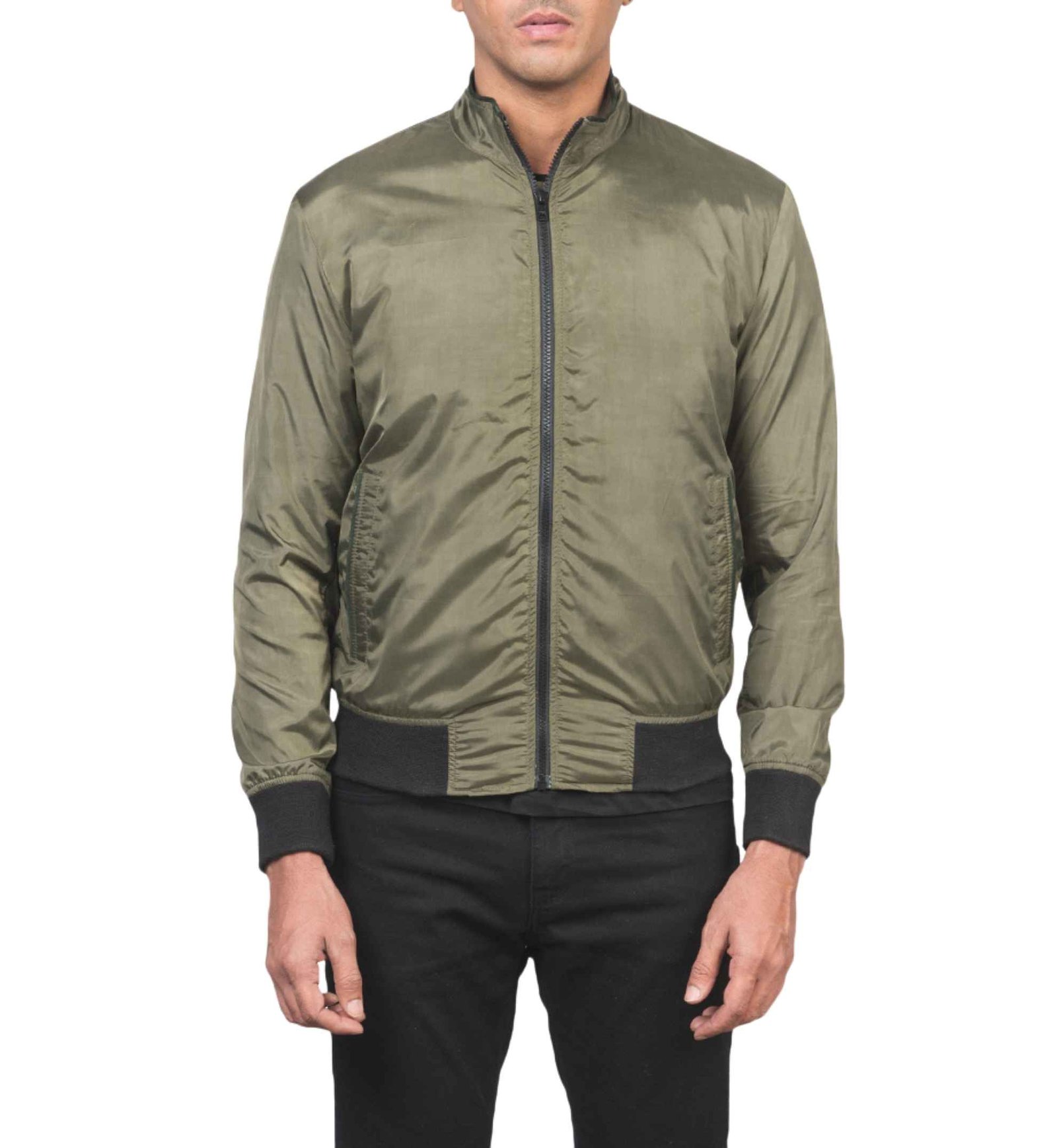 Cascade Green Bomber Jacket - Image 5
