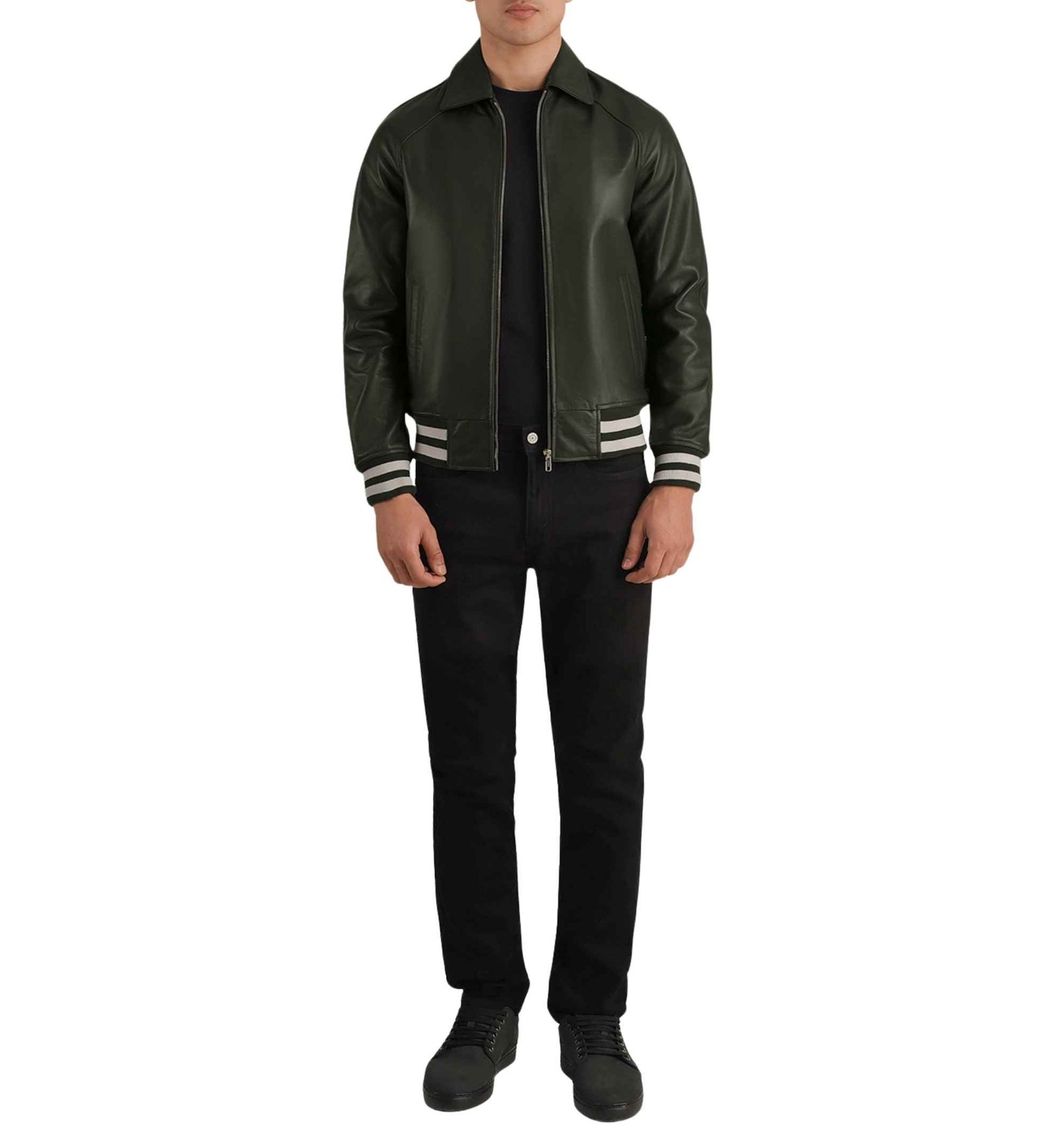 Scholar Green Varsity Jacket