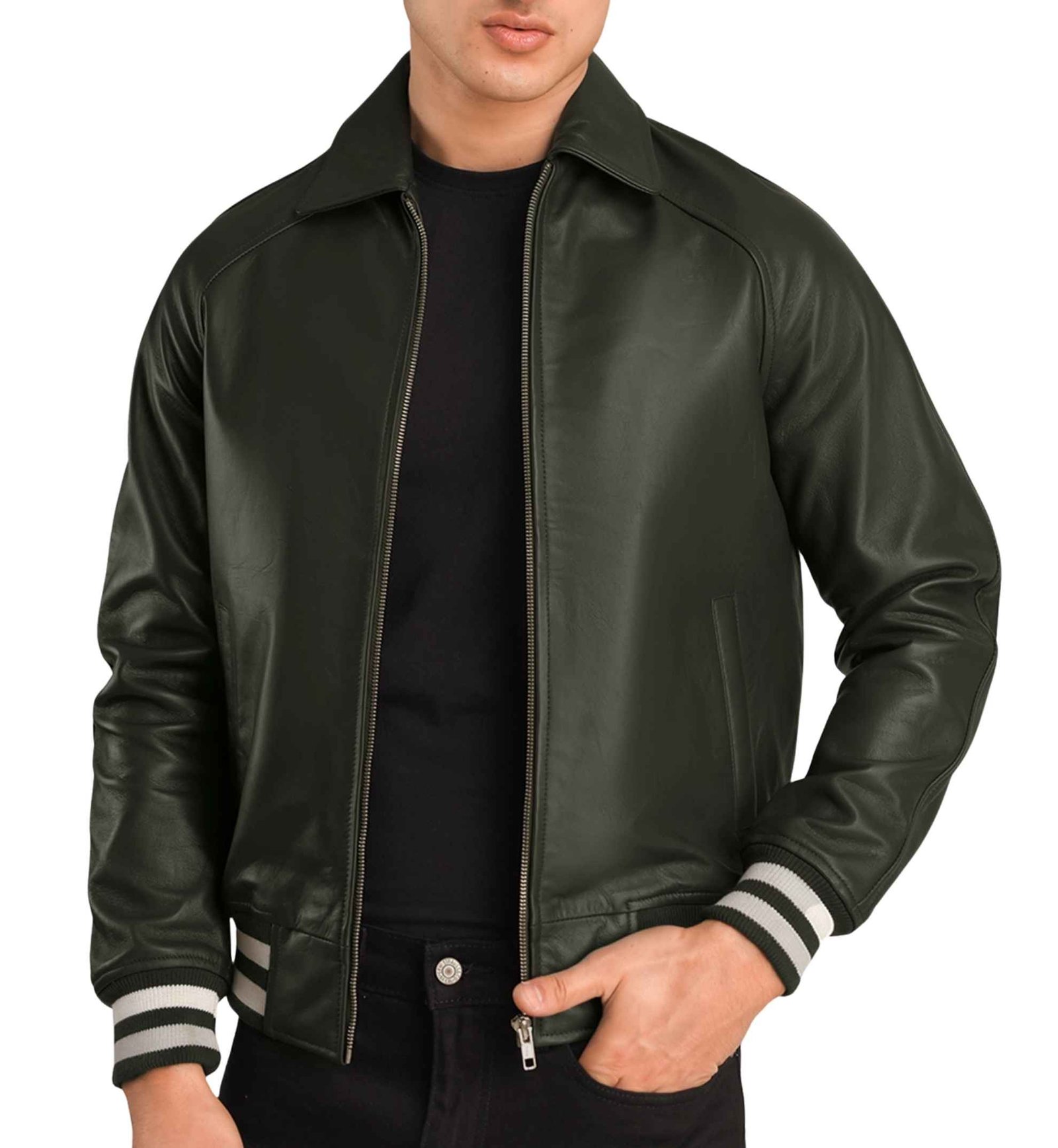 Scholar Green Varsity Jacket - Image 7
