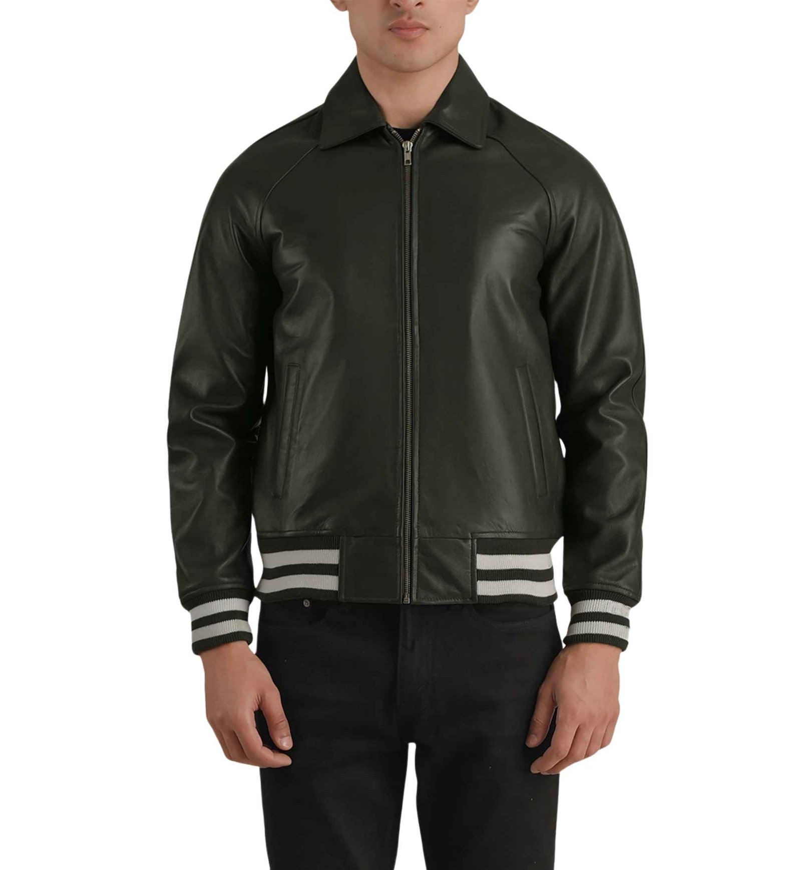 Scholar Green Varsity Jacket - Image 5