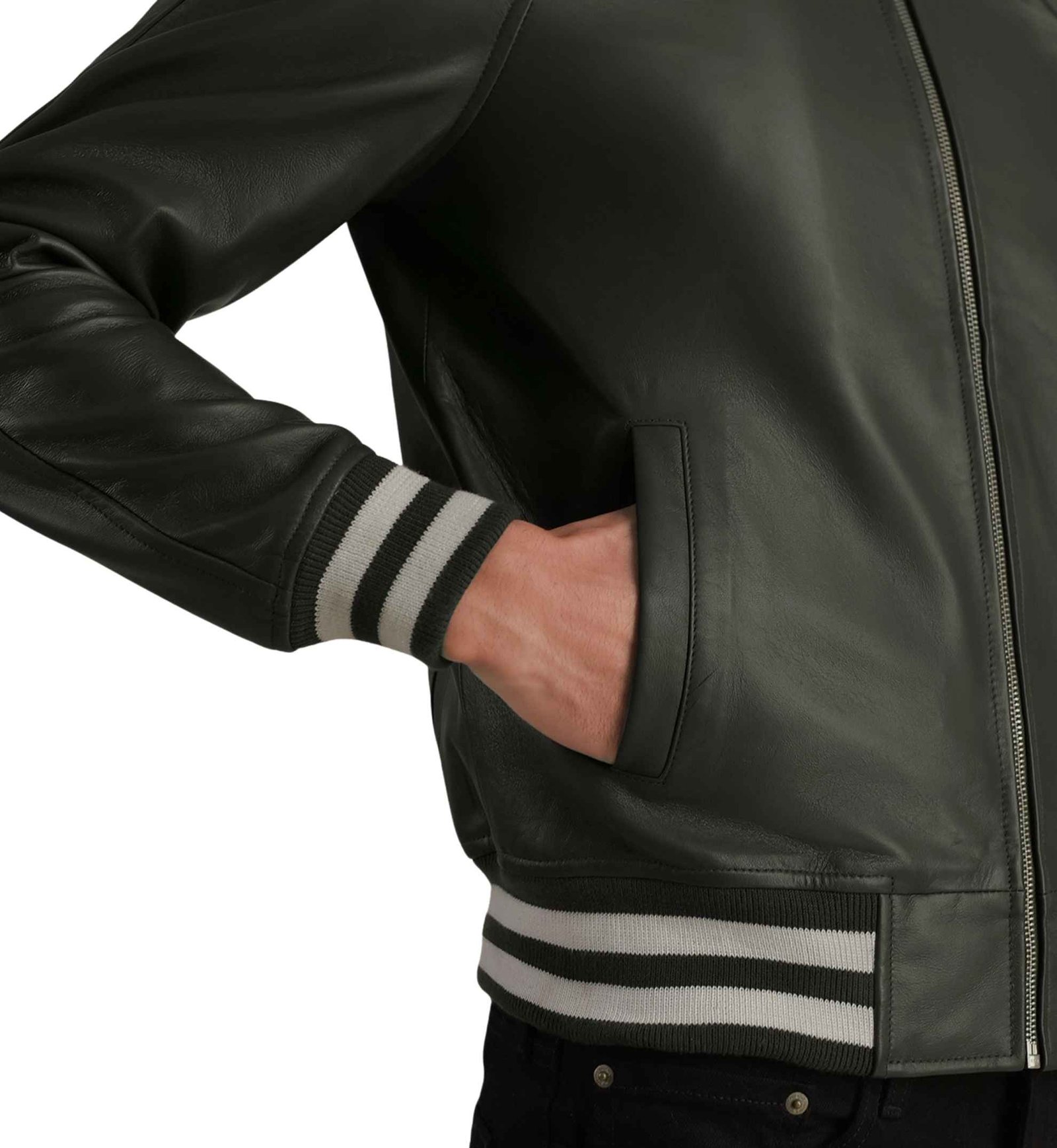 Scholar Green Varsity Jacket - Image 3