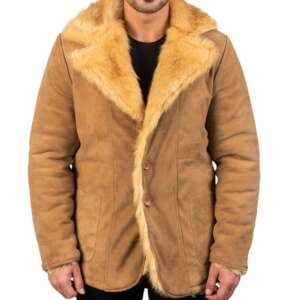 Weston Beige Suede Coat
