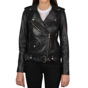 Trailblazer Black Leather Moto