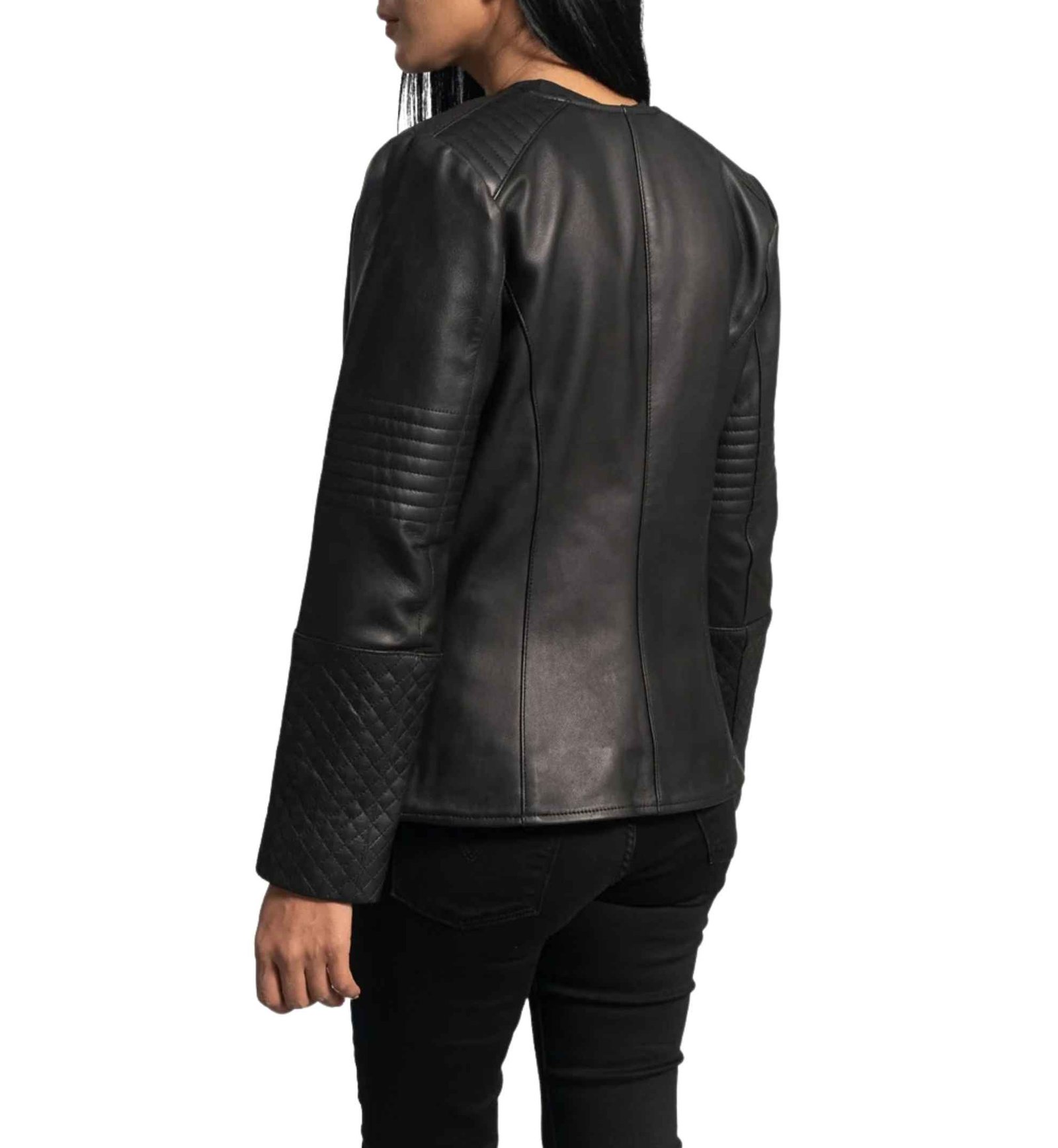 Cinder Quilted Black Jacket - Image 4