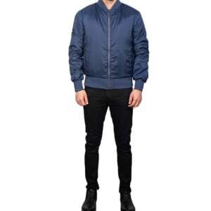 Cardinal Blue Bomber Jacket