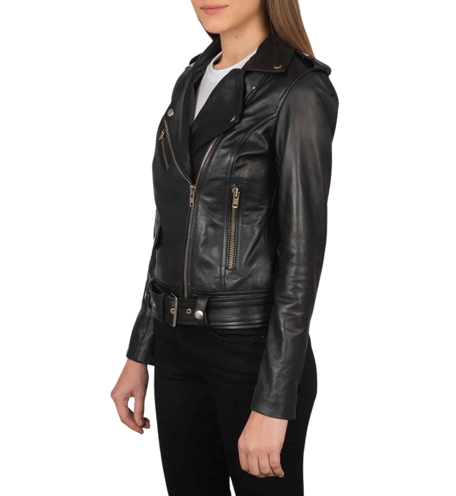Trailblazer Black Leather Moto - Image 5