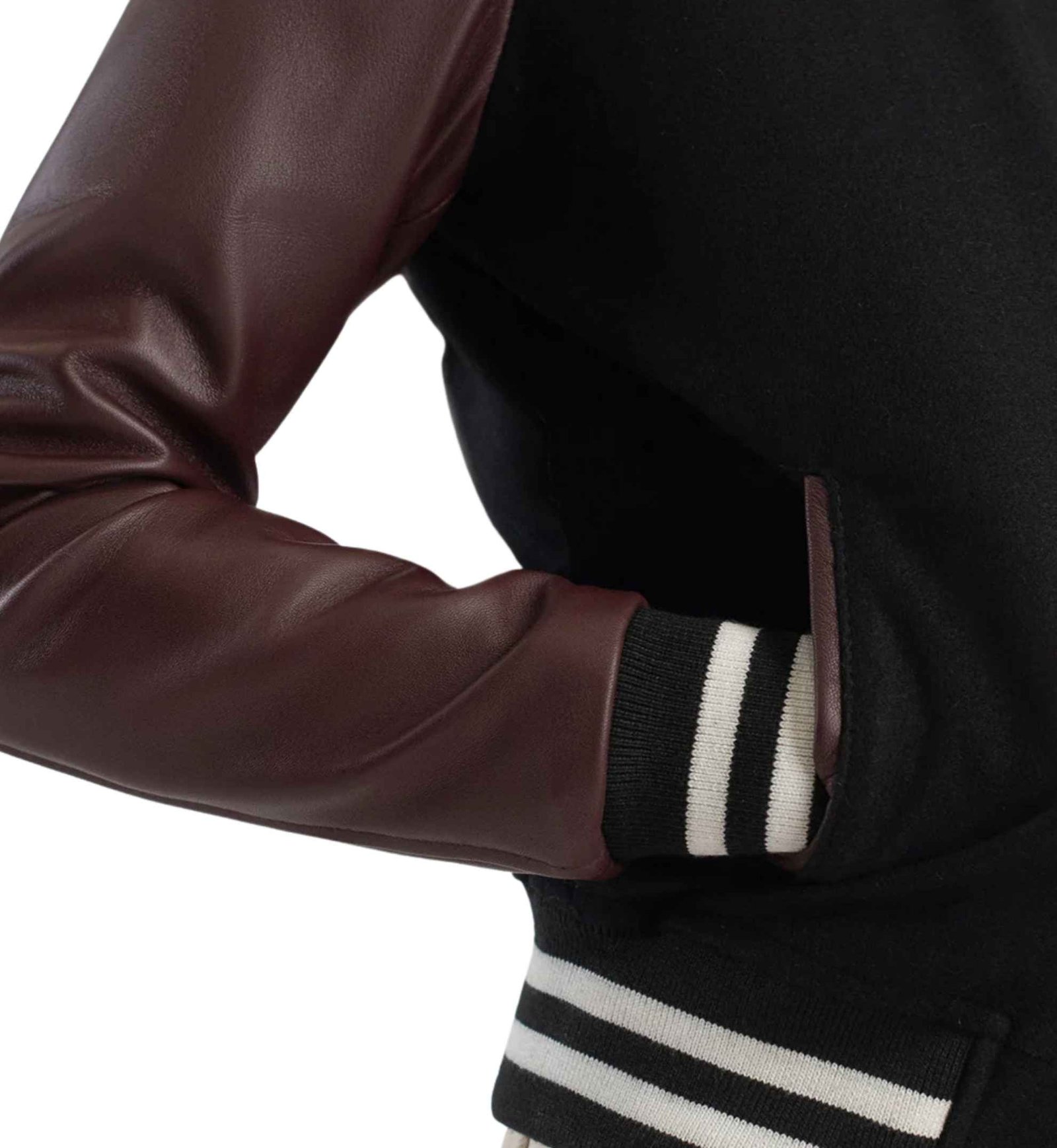 Crimson Hybrid Varsity Bomber - Image 3