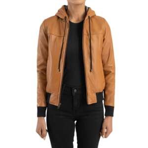 Sienna Hooded Fleece Bomber