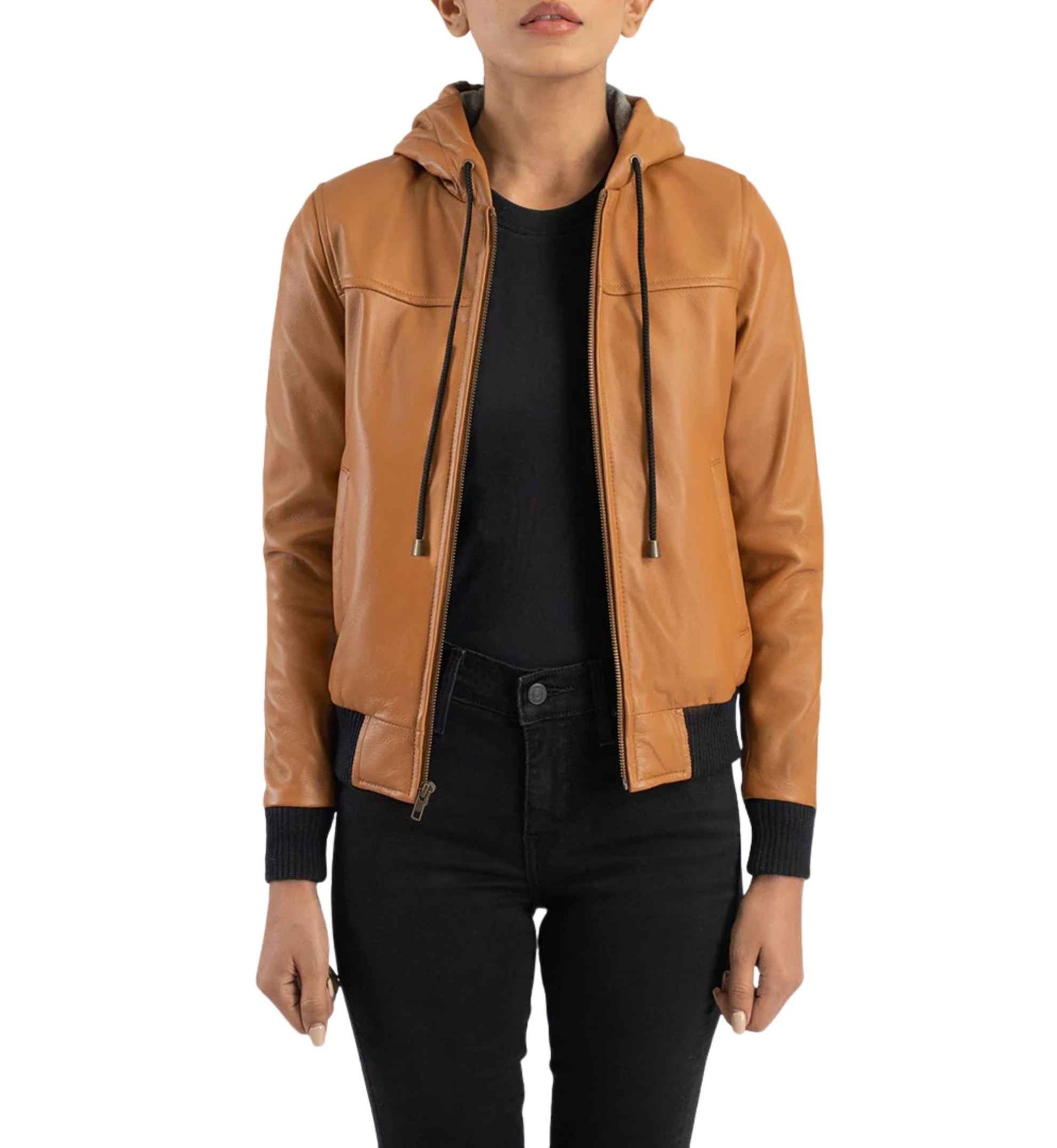 Sienna Hooded Fleece Bomber