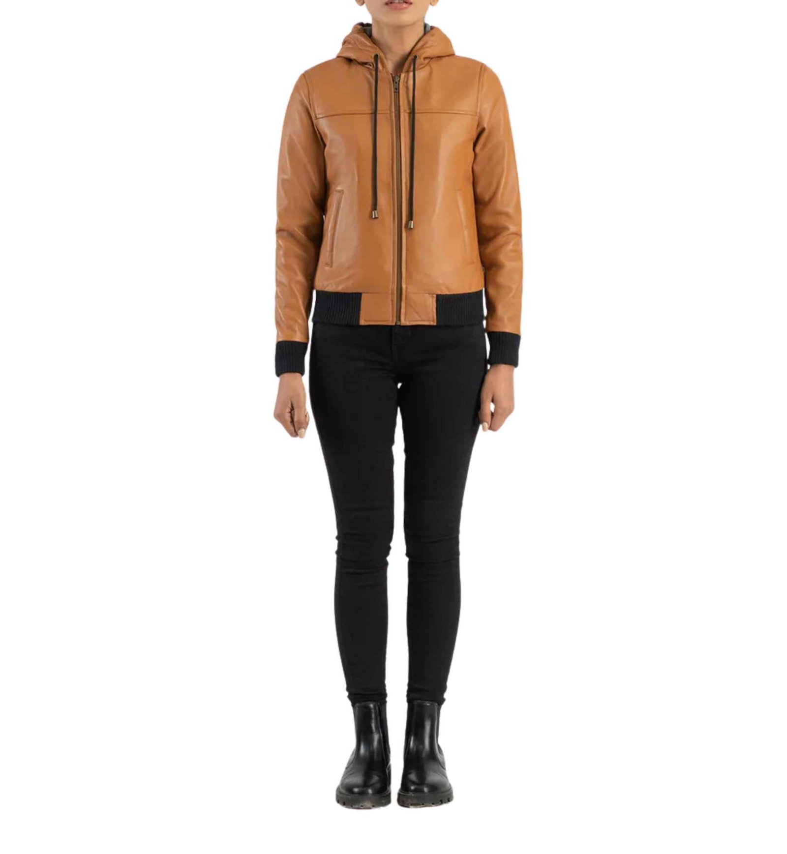 Sienna Hooded Fleece Bomber - Image 6