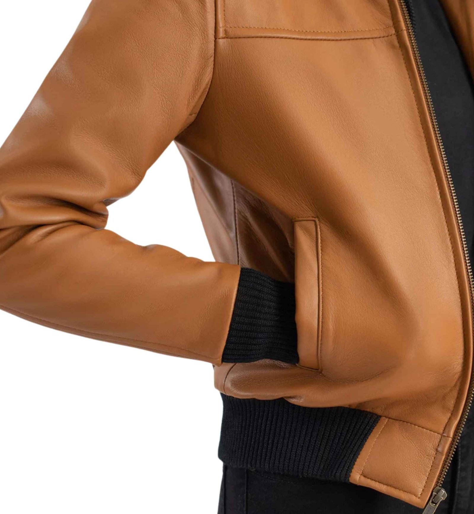 Sienna Hooded Fleece Bomber - Image 3