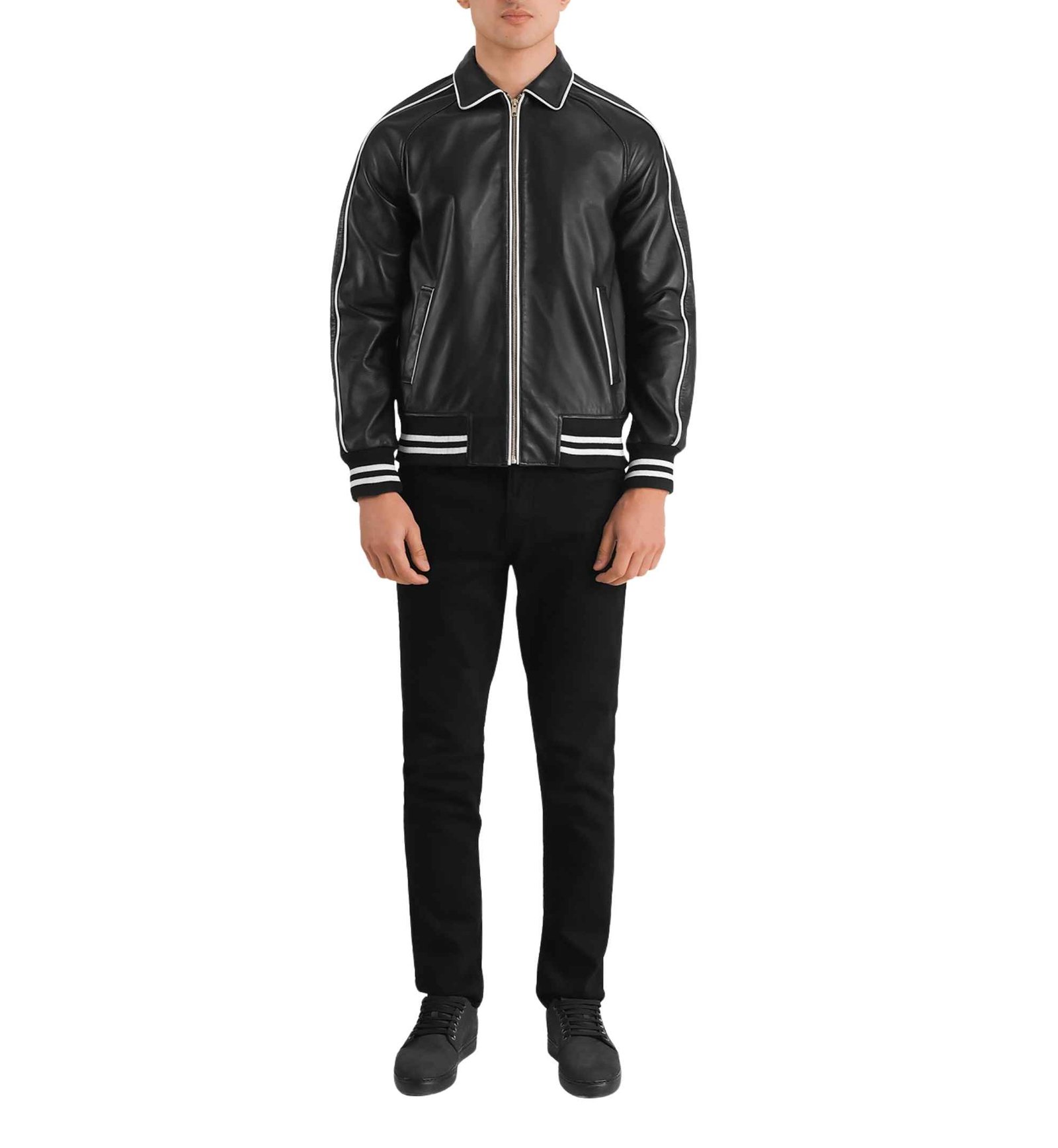 Harbor Black Varsity Jacket