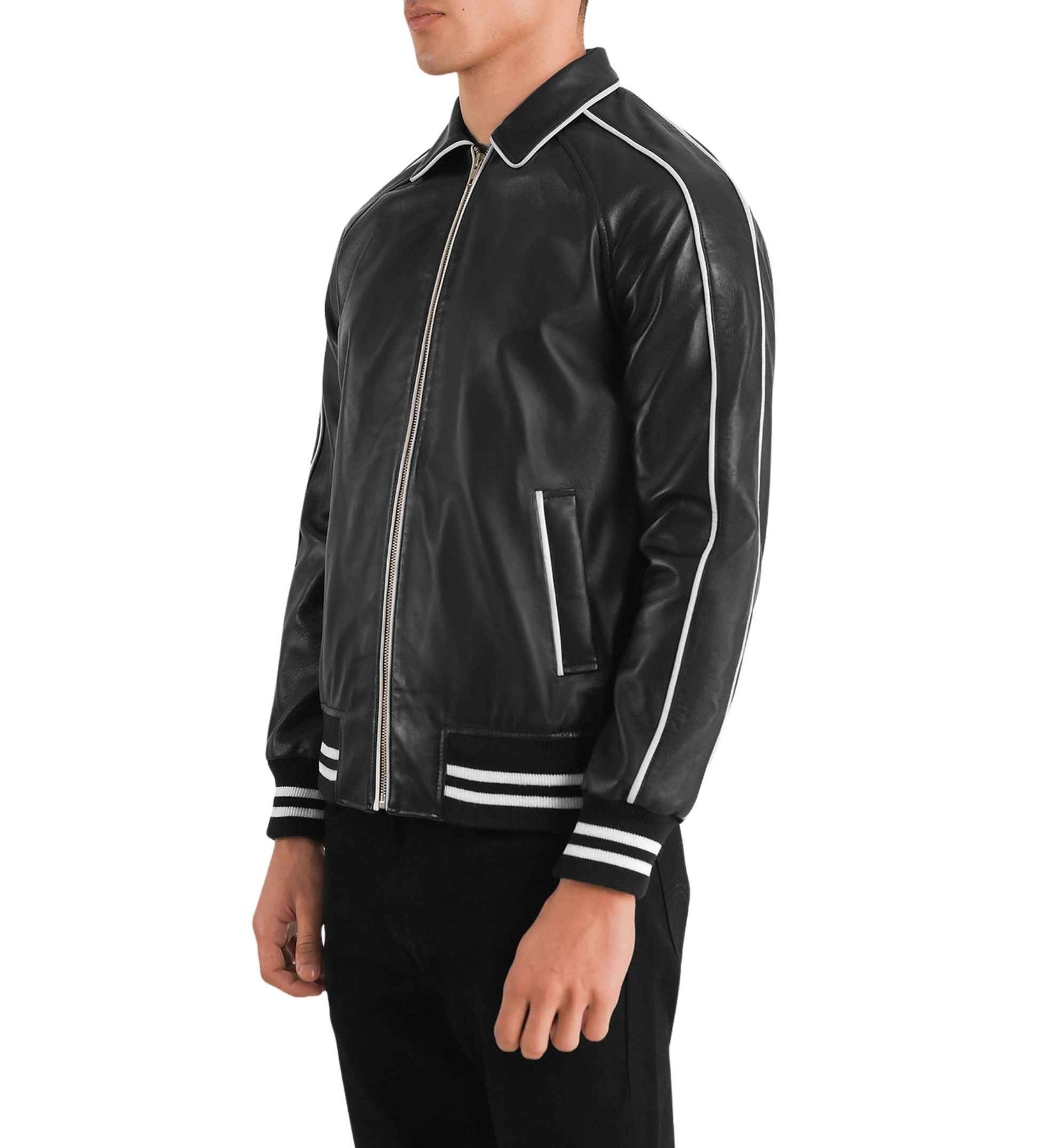 Harbor Black Varsity Jacket - Image 2