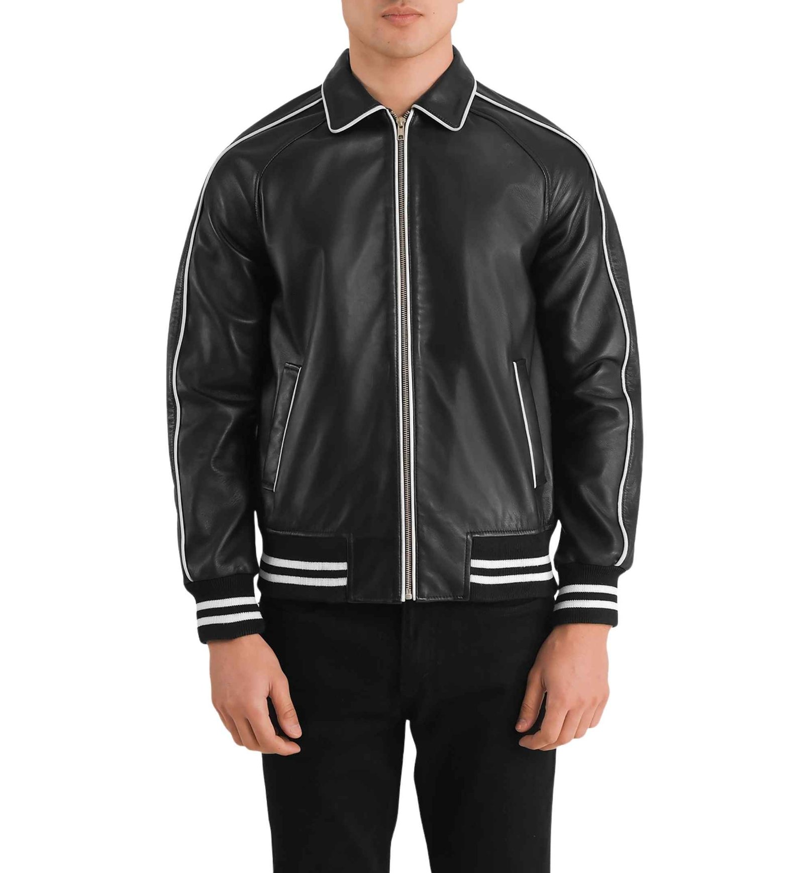 Harbor Black Varsity Jacket - Image 5