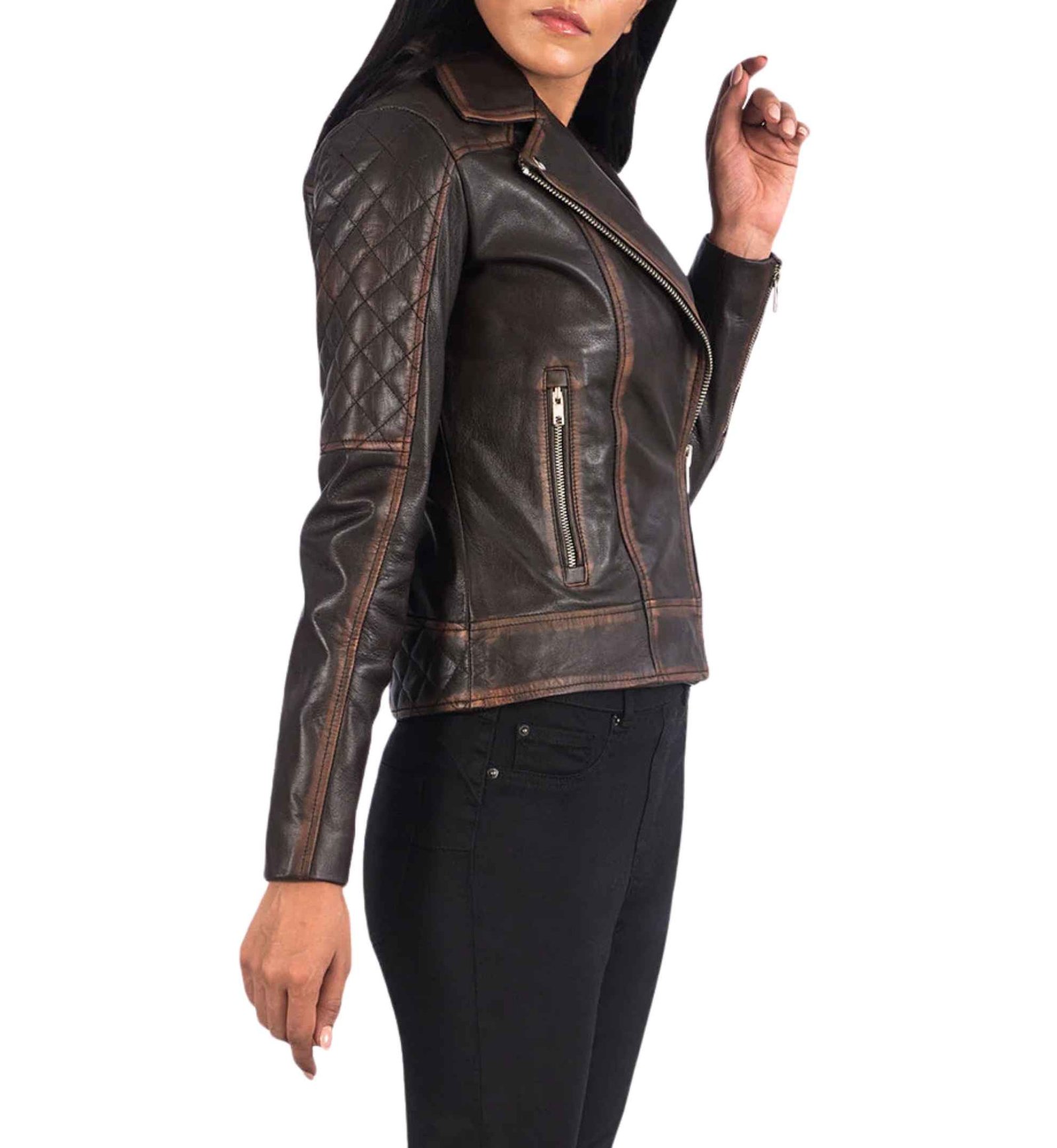 Sierra Vintage Brown Moto - Image 2