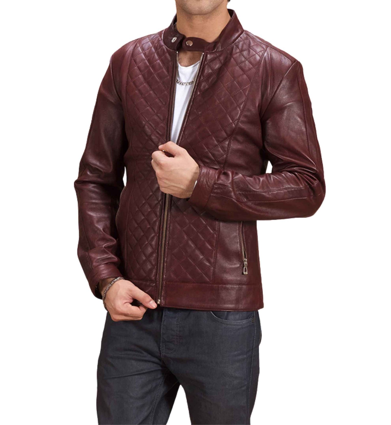 Burgundy Bandit Jacket