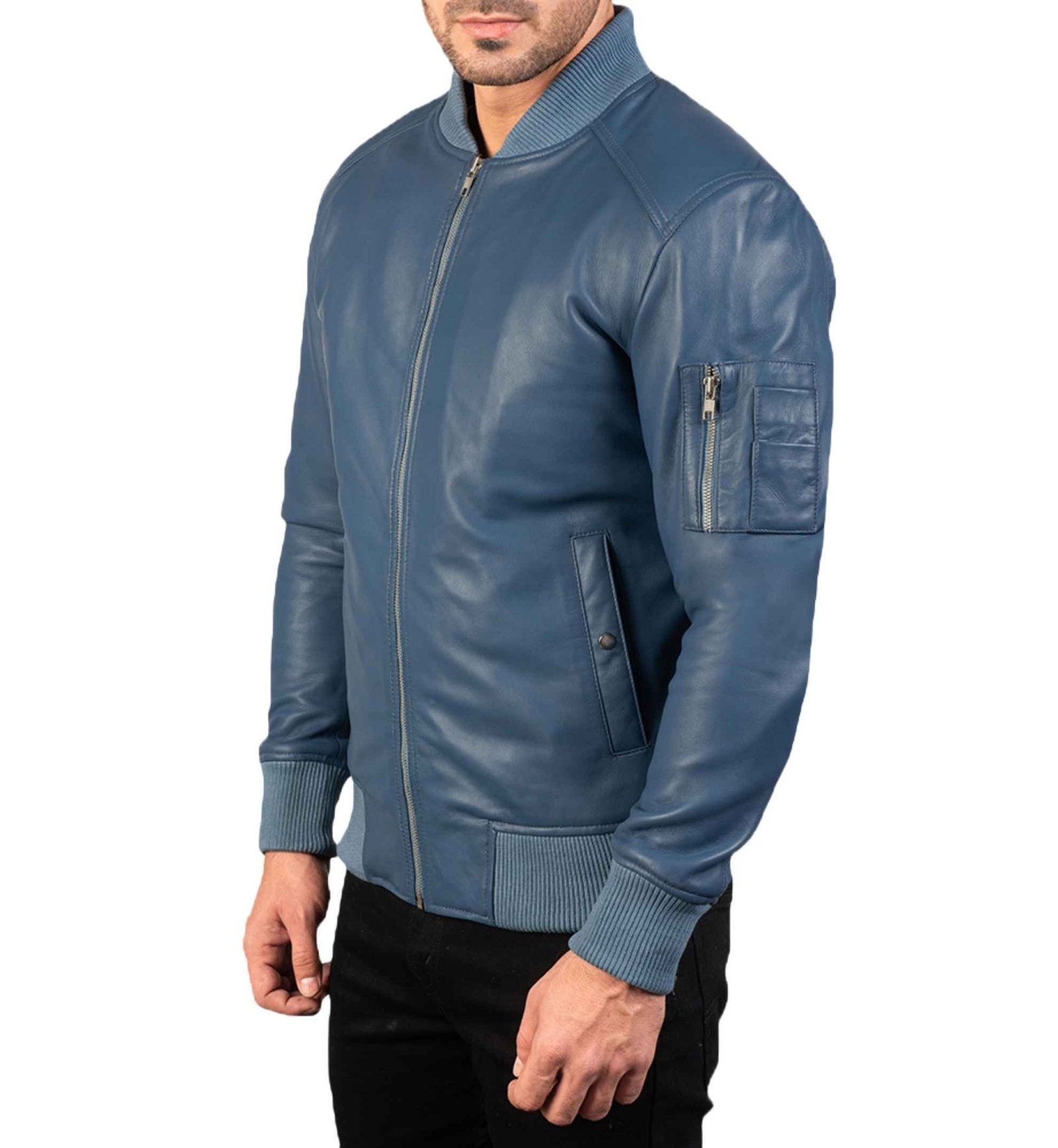 Skyline Blue MA-1 Bomber - Image 2